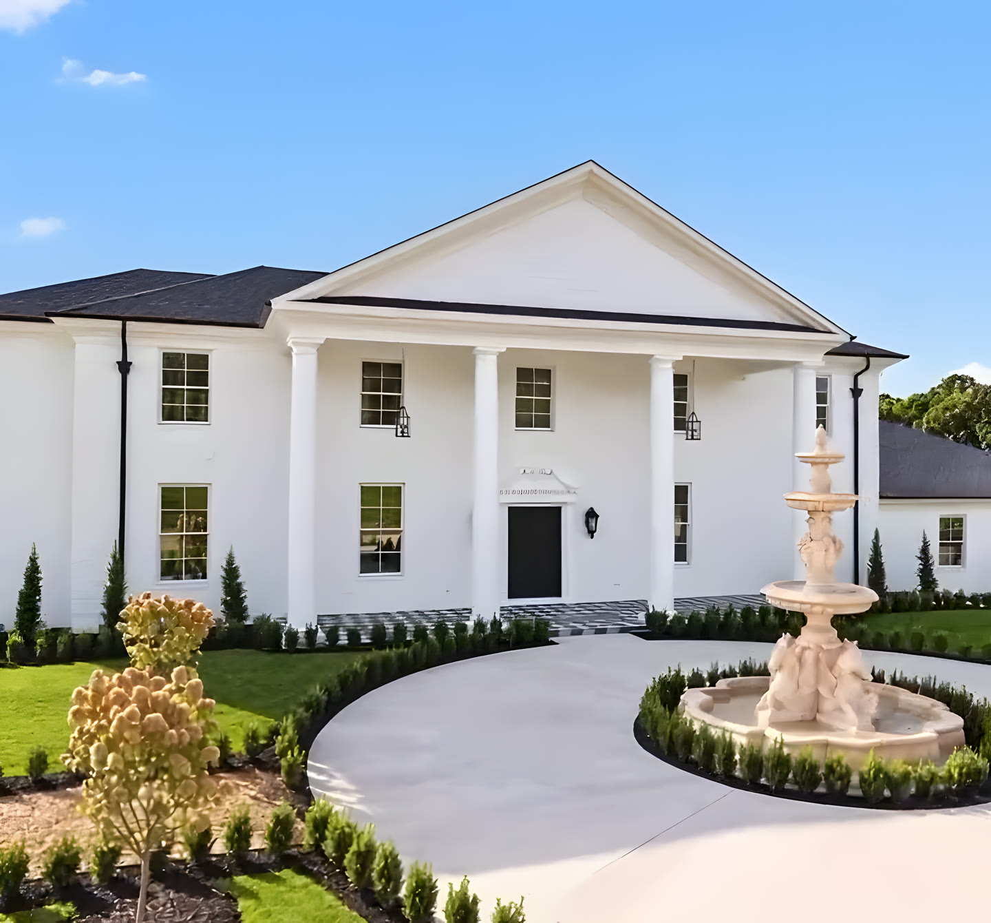 Front of the house